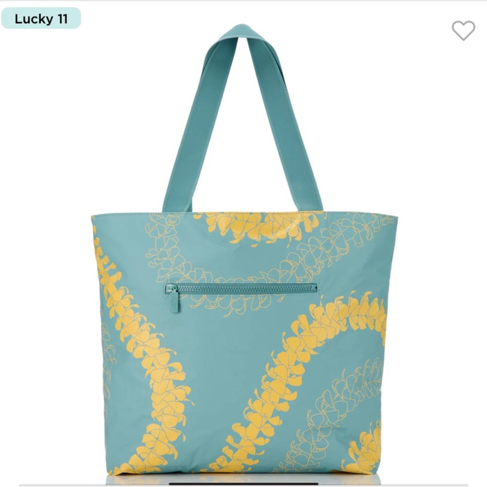 ALOHA Collection Day Tripper Tote - Blue and Yellow - Picture 2 of 7